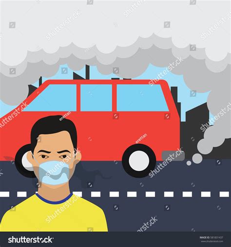 Air Pollution Poster Stock Vector Royalty Free 581831437 Shutterstock