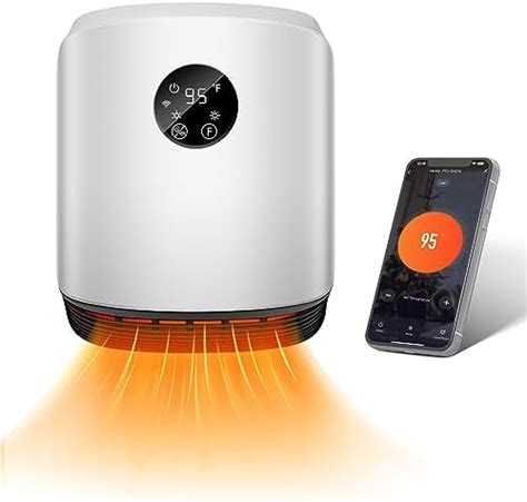 Amazon Dreo Smart Wall Heater IP24 Electric PTC Space Heater For