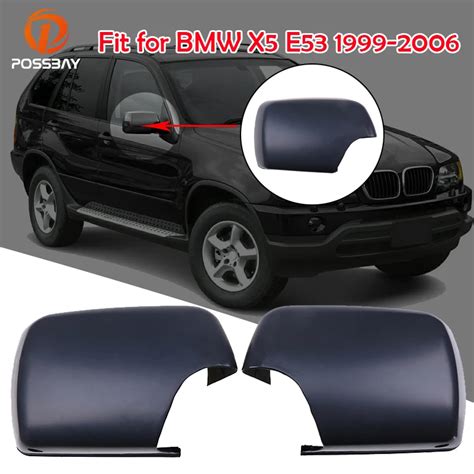 1 Par Lateral Porta Retrovisor Espelho Cobre Tampa Buraco De Luz