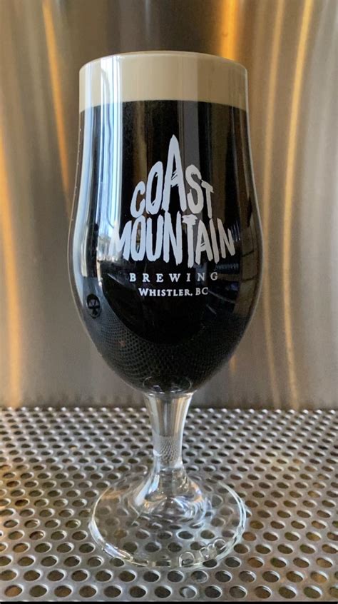 Coffee stout - Coast Mountain Brewing