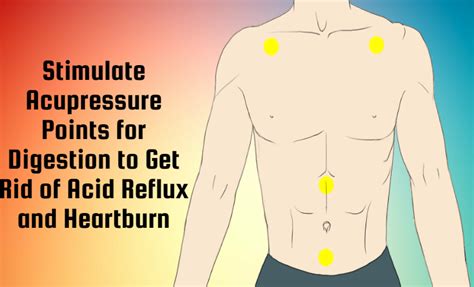 Stimulate Acupressure Points For Digestion To Get Rid Of Acid Reflux