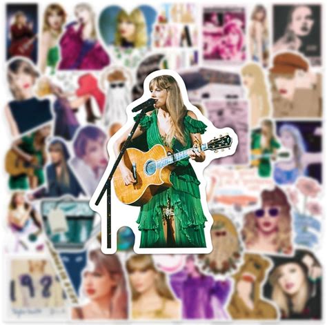 50pcs Taylor Ablum Singer Stickers For Teen Singer Swift Albums