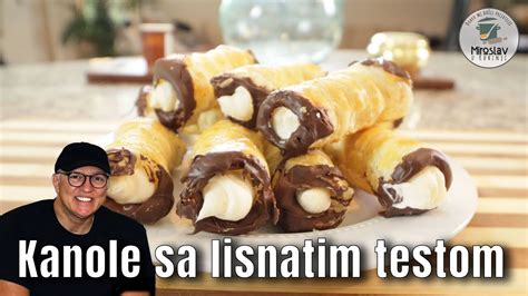 Jednostavan Recept Za Kanole Sa Lisnatim Testom YouTube