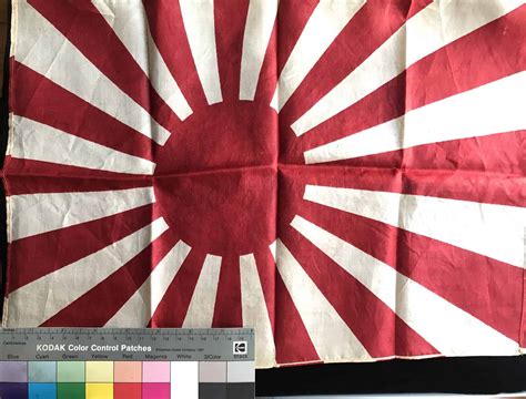 Japanese Flag During Ww2 Black And White