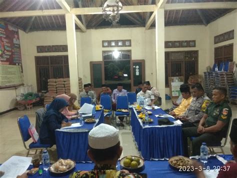 Rapat Lpj Realisasi Apbdesa Tahun 2022 Desa Wonosari