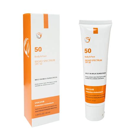 Facial Sunscreen Cream SPF 50 Refreshing Suncream Lotion Refreshing