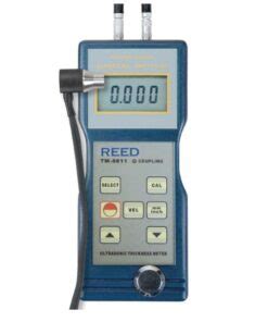 Reed Tm Ultrasonic Thickness Gauge And Probe With Velocity Leda