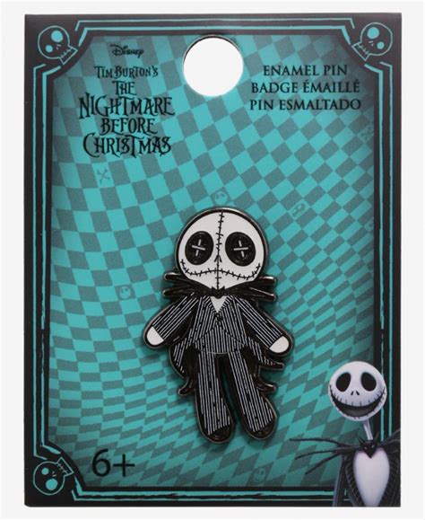 55960 Jack Hot Topic Nightmare Before Christmas Dolls Misc Disney Licensed Disney Pin