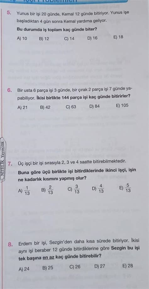 Çozumlu olarak cevaplarsanız sevinirim şimdiden teşekkürler Eodev