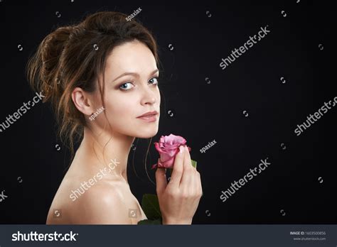 Beautiful Woman Face Nude Makeup Over Stock Photo Shutterstock