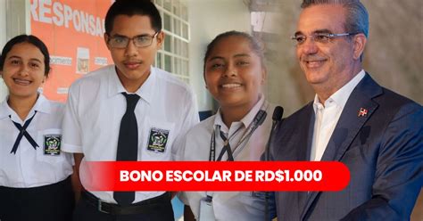 Bono Escolar De RD 1 000 Sigue Estos 5 Pasos Para Cobrar El Pago Del