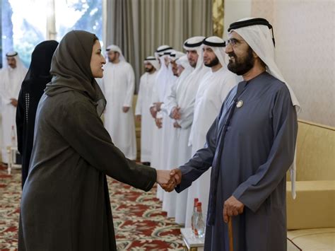 Mohammed Bin Rashid Meets With Local Dignitaries Businessmen