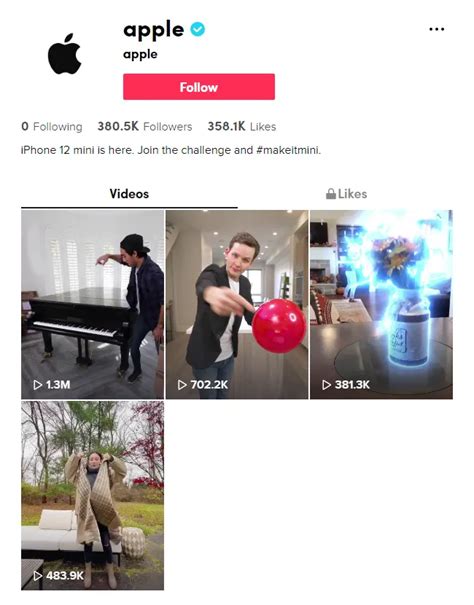 Months After Creating Its TikTok Account Apple Enlists Influencers To