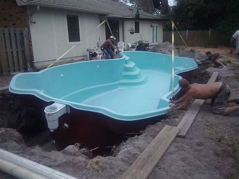 Large Fiberglass Pools | Fiberglass pools, Fiberglass pool installation ...