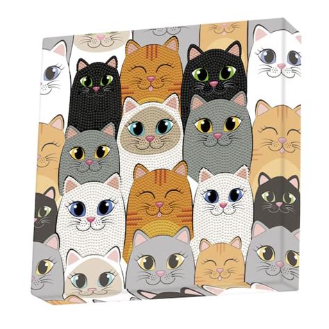 Diamond Dotz® Cat Clan DOTZ® BOX Diamond Painting Kit | Michaels