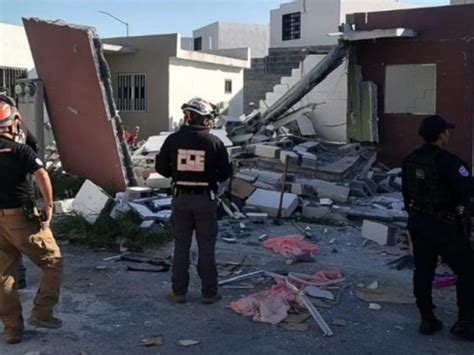 Explosión de tanque de gas destruye casa en Nuevo León y deja varios