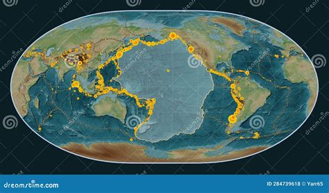 Pacific Tectonic Plate Wiki Loximuthal Earthquakes And Bounda Stock