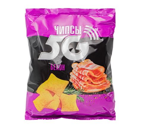 Чипсы пшеничные 5G Со вкусом бекона | отзывы