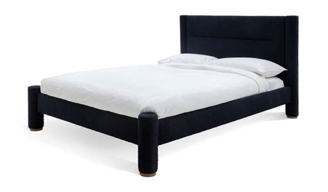 Buy Habitat Vallero Luxe Kingsize Boucle Bed Frame Navy Bed Frames