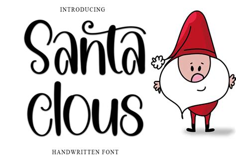 Santa Claus - Handwriting Font | Creative Market