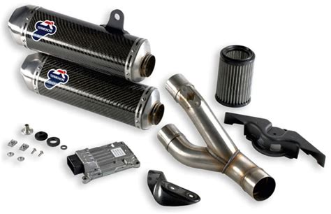 Ducati Monster Evo Avgassystem Carbon Racing Silencer Rea