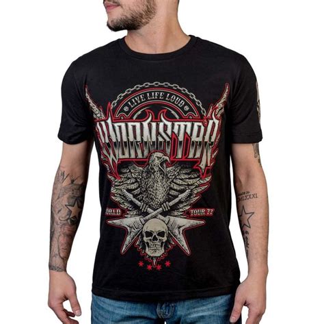 Wornstar Made In The Usa Screaming Eagle T Shirt Wornstar Clothing Mens Rock Clothing