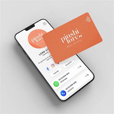 Tarjeta de Presentación Digital y Física con Tecnología NFC