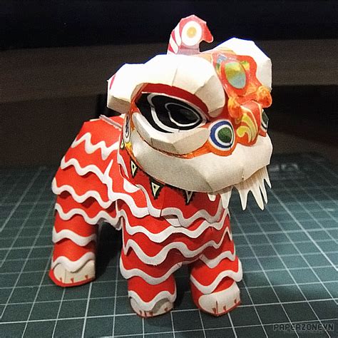 Automata Festival Lion Dance Lion Dance Chinese Lion Dance Paper