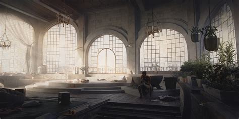 Artstation Cinematic Concept Art In Blender Interior Scene