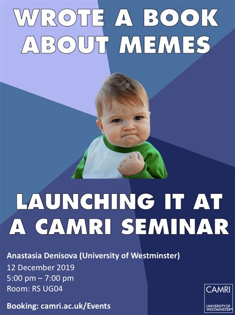 Camri Internet Memes And Society Social Cultural And Political Contexts Camri