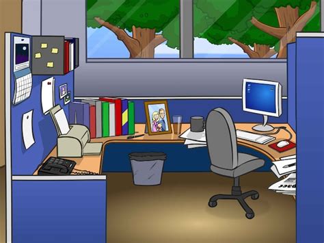 Office Cubicle Cartoon