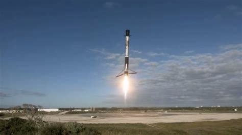 Spacex Launches Classified Us Spy Satellite Sticks Rocket Landing To