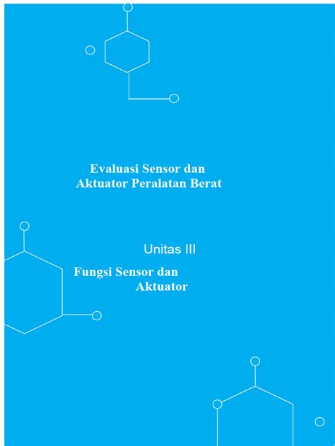 evaluasi sensor  aktuator berat