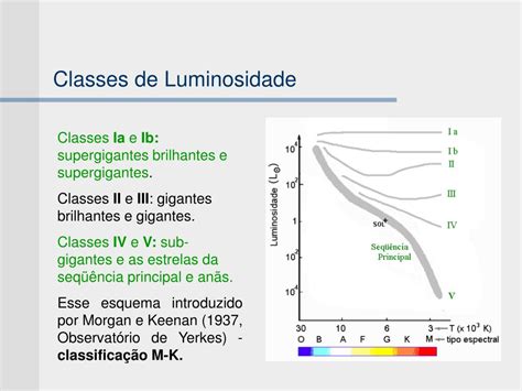 A Luminosidade L De Uma Estrela - PPT - Cap. 10 - ESTRELAS: Classifica ção Espectral PowerPoint ...
