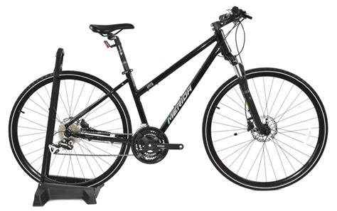 Ex Demo Merida Crossway 20D Women S Hybrid Bike XS 43 Cm Black Silver