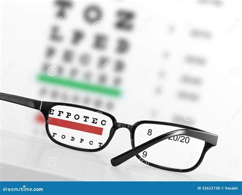 Eye Chart Stock Illustration Illustration Of Eyesight 32623738