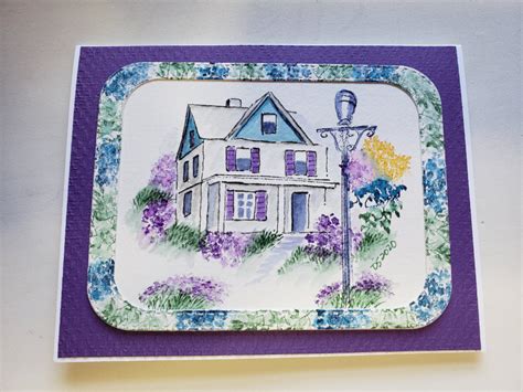 Housewarming Card | Art impressions cards, Art impressions stamps ...