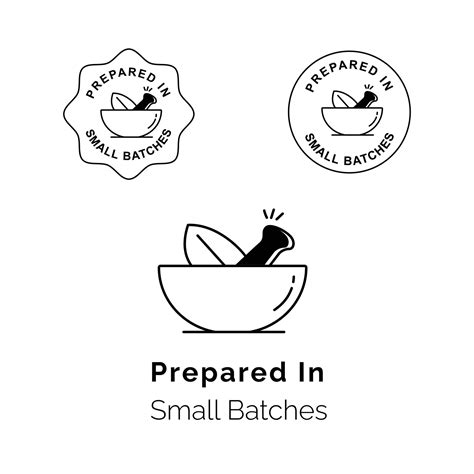 Prepared In Small Batches An Icon Representing Products Or Services