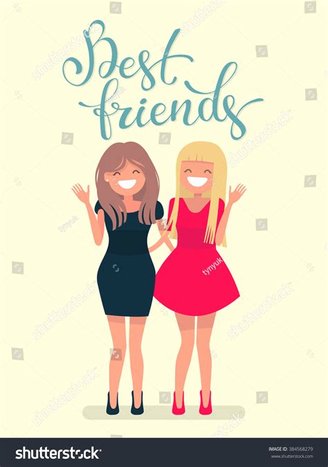 Cute Girl Best Friends Design Images: Browse 4,613 Stock Photos ...