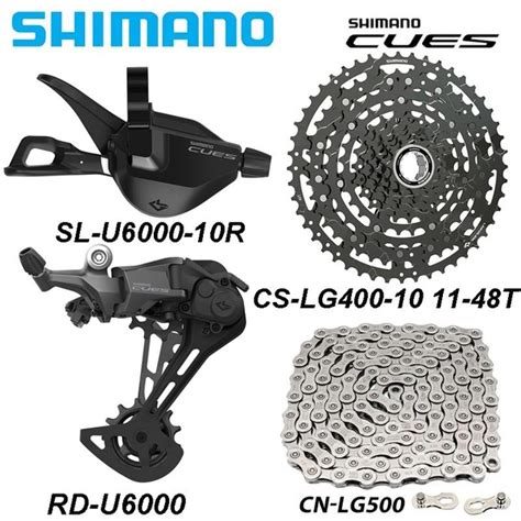 Shimano Cues U6000 группа 1x10 переключение SL R RD Без окном