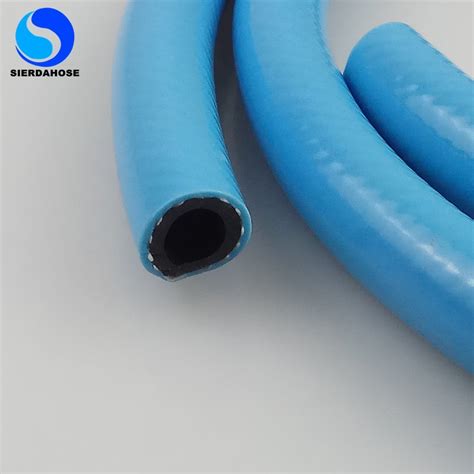 Spray Woven Pvc Flexible Fiber Reinforced Braided Hose With Fittings