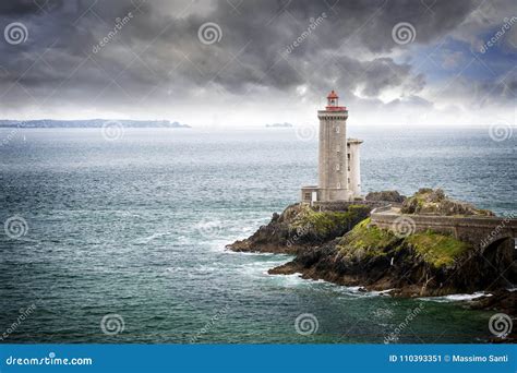 Phare Du Petit Minou In Plouzane Brittany France Royalty Free Stock