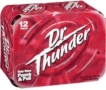 Dr. Thunder Artificially Flavored Soda - 12, Nutrition Information | Innit