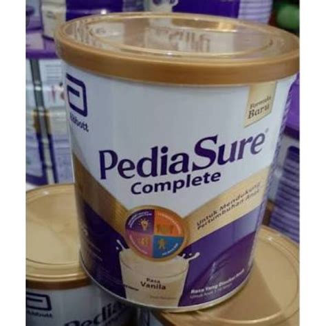 Jual PEDIASURE COMPLETE 400GR VANILA Bukan Triplesure Shopee