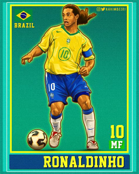 Ronaldinho 10 Card By Hkm Graphicstudio On Deviantart