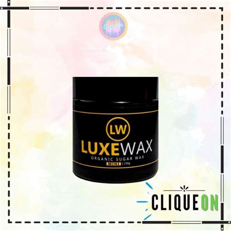 Luxewax Mini Jar 150g Organic Sugar Wax Underarm Hair Legs Luxe