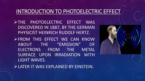 Photoelectric Effect Ppt Ppt