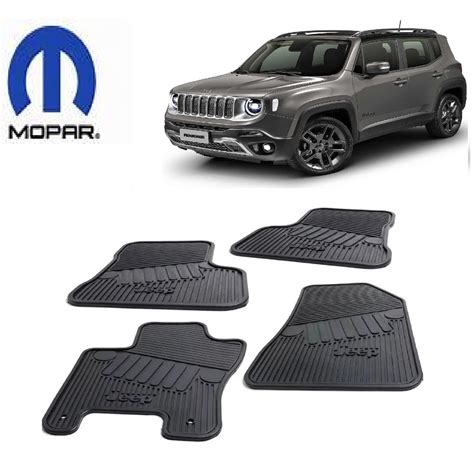 Tapete De Borracha Original Mopar Jeep Renegade T Submarino