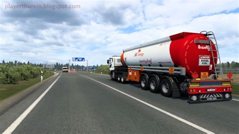 SK Energy Skin For SCS Fuel Tank By Player Thurein ETS2 Mods