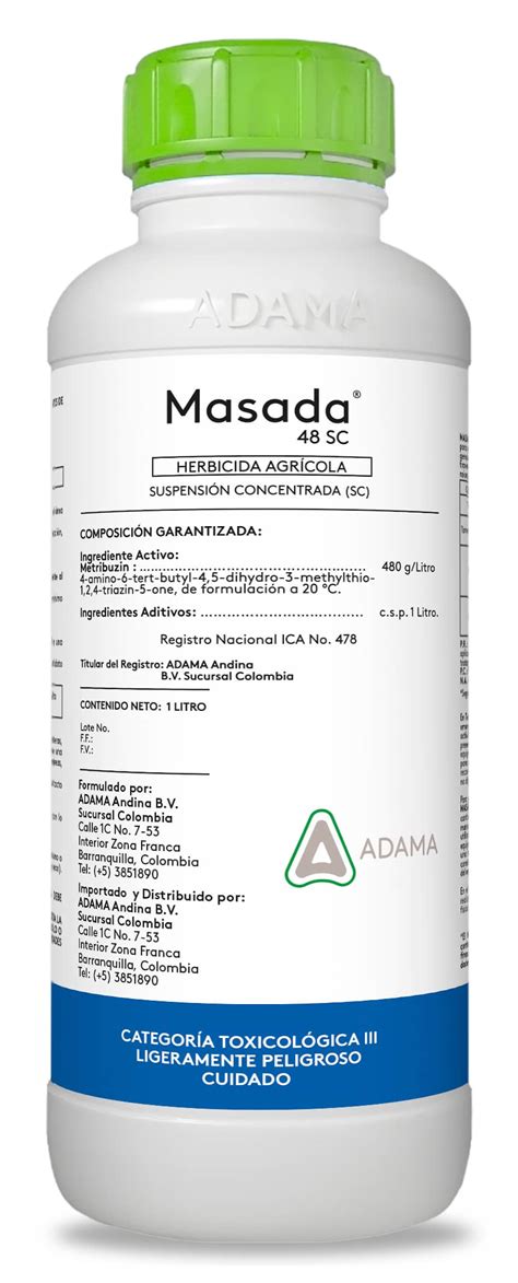 Herbicida Masada 48 SC X 1 Lt Adama Croper